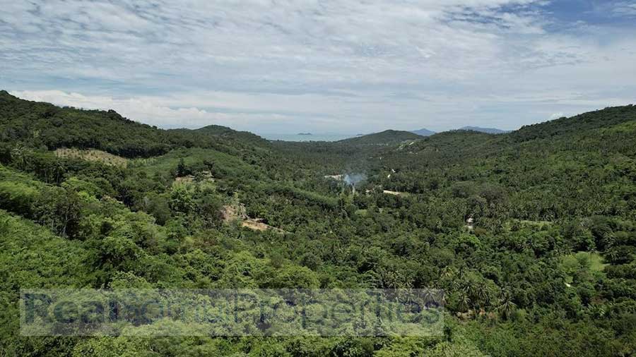 29,050 Sqm of Sea View Hillside Land, Maenam
